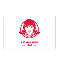 $100 WENDY'S (Physical) Gift Card