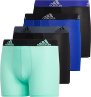 adidas: Kids-Boy's Performance Boxer Briefs Underwear (4-Pack)-MEDIUM