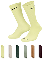 Nike Dri-FIT Everyday Plus Cushioned Training Crew Socks - 6 Pack - Life Lime Multi