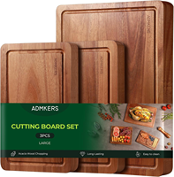 Acacia Wooden Cutting Board Set (set of 3)