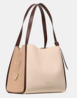 kate spade: Knott Colorblock Large Carryall - milk glass