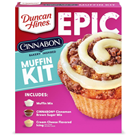 Duncan Hines: Epic Cinnabon Bakery Inspired Muffin Kit
