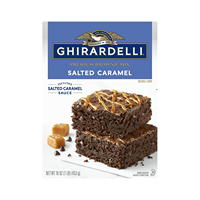 GHIRARDELLI: Salted Caramel Premium Brownie Mix, 16 Oz