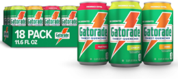 Gatorade Thirst Quencher, 3-Flavor Variety, 12 Fl Oz Cans (Pack of 18)