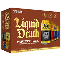 Liquid Death: Iced Tea Variety, 12 Fl Oz (Pack of 12)