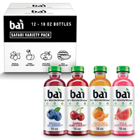 Bai: Flavors Variety Pack, 18 fl oz bottles, 12 pack