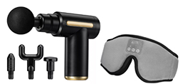 iLIVE Massager & Sleep Mask Bundle