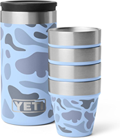 YETI Shot Glasses with Carrying Case - Blue Camo