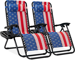 Best Choice: Zero Gravity Lounge Chair Recliners, Set of 2