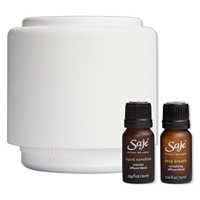 Saje Natural Wellness: Aroma Halo Diffuser Starter Kit