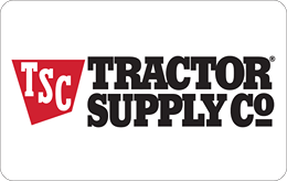 $100 TRACTOR SUPPLY Gift Card (PHYSICAL)