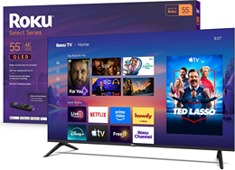 Roku: 55-Inch Select Series Smart TV 2026-4K QLED TV