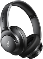 Soundcore by Anker: Q20i Hybrid Active Noise Cancelling Headphones, Black