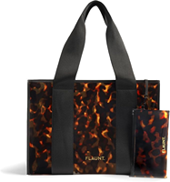 FLAUNT Everyday Tote Bag - Tortoise Shell